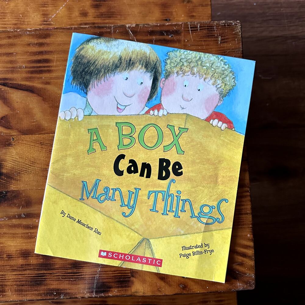 Vintage 1997 Scholastic A Box Can Be Many Things Paperback Book